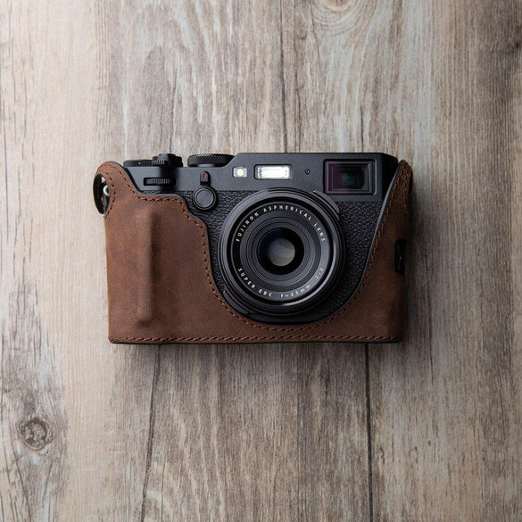 Genuine Leather Camera Case for FujiFilm