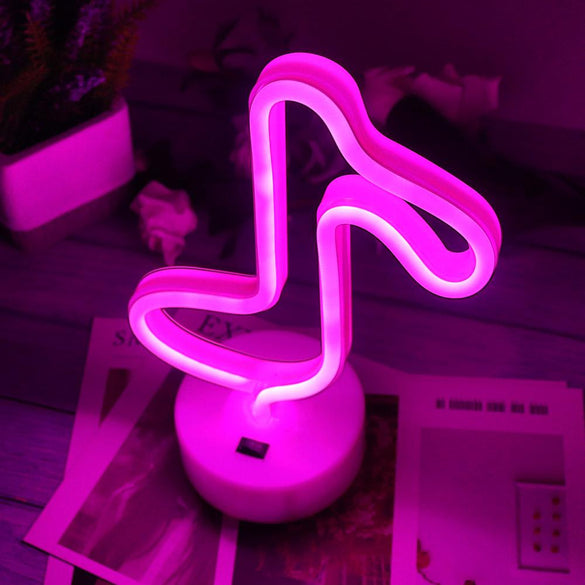LED Neon Lightning Bolt Lamp