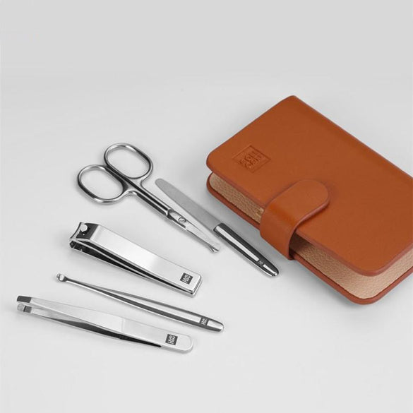 Huohou Nail Clipper Stainless Nose Hair Trimmer Portable Travel Hygiene Kit Nail Cutter Tool Sets