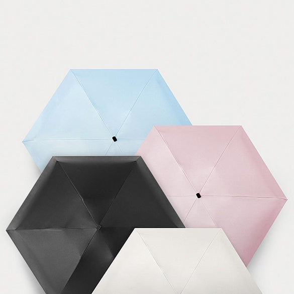 Anti-UV Pocket Mini Umbrella Rain Women Windproof Durable 5 Folding Sun Umbrellas Portable Sunscreen Female Parasol