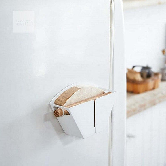 1pc Coffee filter paper shelf base box for V60 Refrigerator magnet easy take preservation