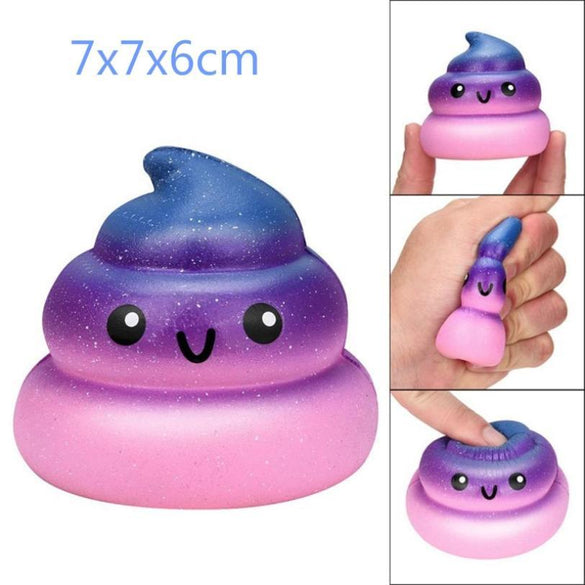Galaxy Poop Squishy Toy