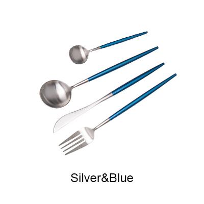 Black and Gold Cutlery Set