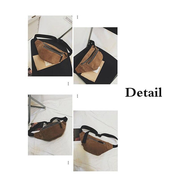 Canvas Waist Bag Unisex Zipper Chest Bag Street Sport Casuale Fanny Pack Girl Boy Waist Belt Bags Fashion Phone Waist Pack  B90