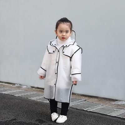 Children’s Hooded Transparent Raincoat