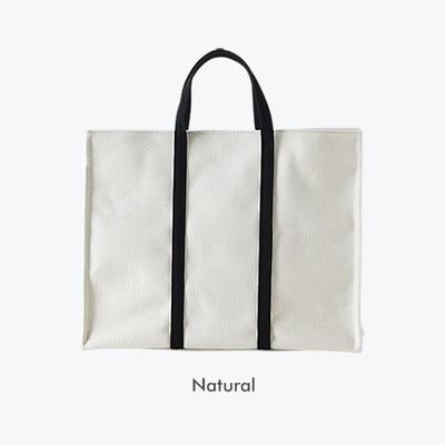Contrast Canvas Handbag