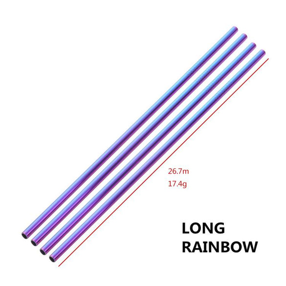 4pc Reusable Metal Drinking Straws