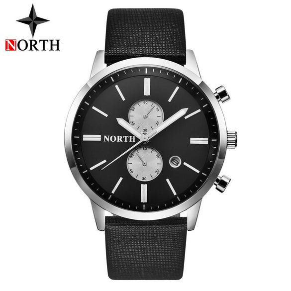 Black and Gold Men's Date and Time Sport Watch
