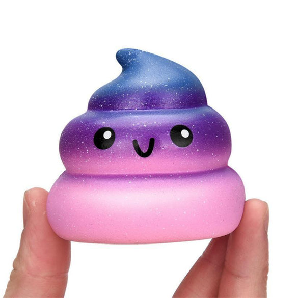 Exquisite Fun Galaxy Poo Scented Squishy Squeeze oyuncak Antistress funny Charm Slow Rising Stress Reliever Toy Slime приколы