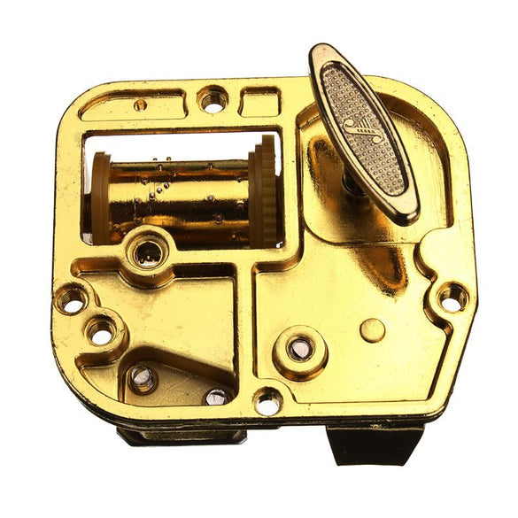 High Standard New Hot Sale Unique 18 Notes DIY Mechanical Musical Box Golden Movement+Screws +Castle In The Sky Key Great Gift