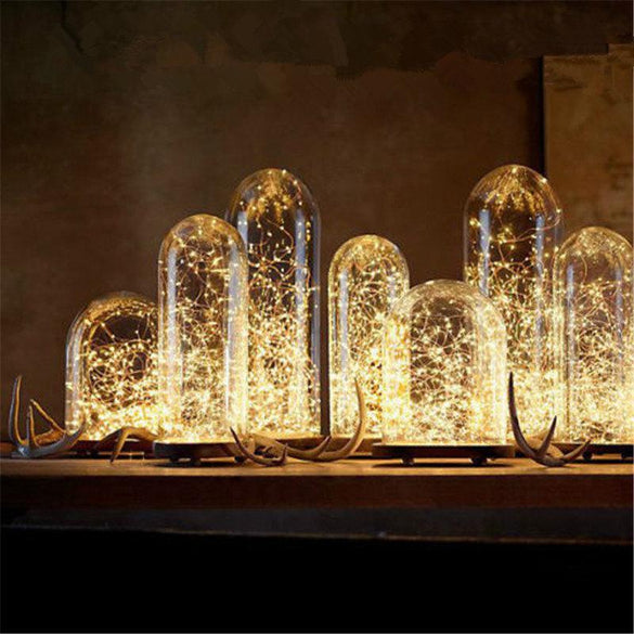 New Year Christmas Garland Waterproof Copper Wire 2032 Battery LED String Lamp Fairy lights 2m/5m Length for indoor Decorations