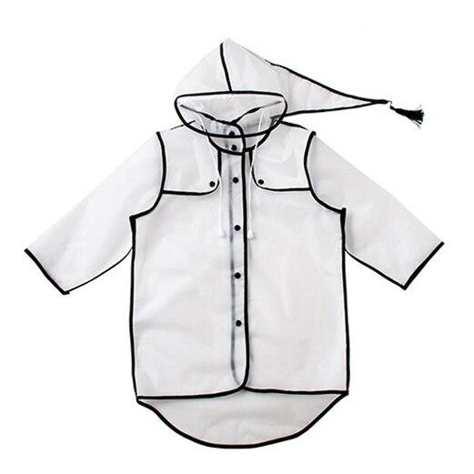 children's raincoat girl's raincoats child poncho waterproof rain poncho rain gear EVA hooded transparent baby boys  Rainwear
