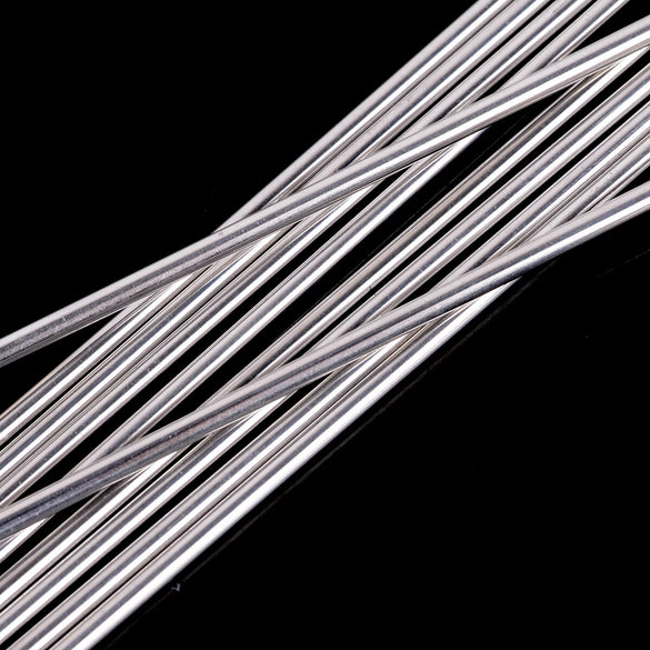 10Pcs Silver Aluminum Welding Rod Low Temperature Metal Soldering Brazing Rods 1.6mmx45cm with Corrosion Resistance
