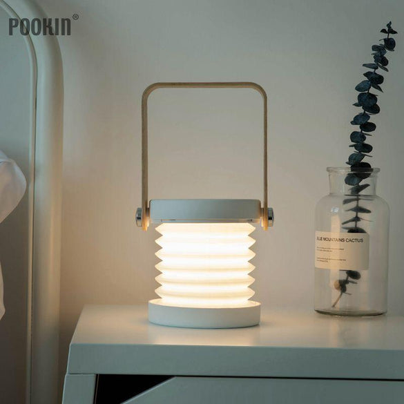 New Creative LED Multifunction Camping Travel Lantern Portable Foldable LED Desk Lamp Dimmer flashlight