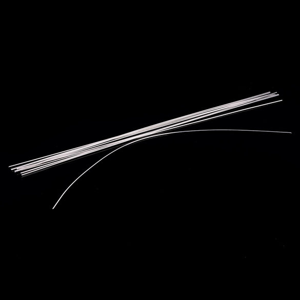 10Pcs Silver Aluminum Welding Rod Low Temperature Metal Soldering Brazing Rods 1.6mmx45cm with Corrosion Resistance