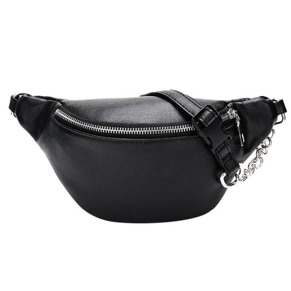 PU Leather Womens Belt Bag