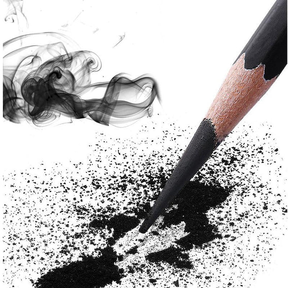 12Pcs/Set Drawing Pencil Set Wooden Professional Art Supplies Hard/Medium/Soft Sketch Charcoal Pencils Art Painting Stationery