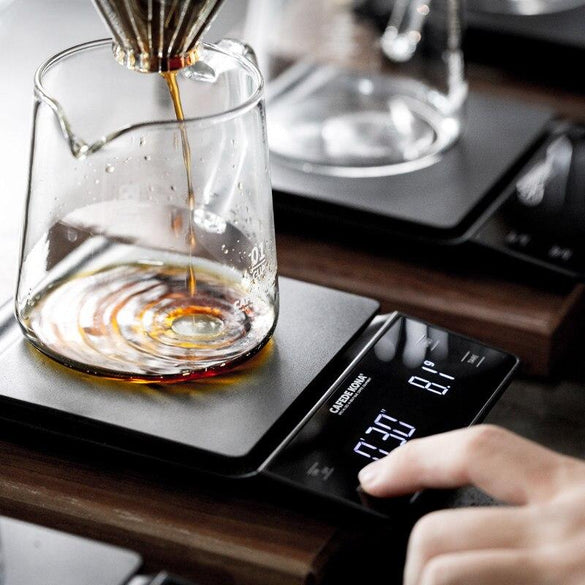 household electric scale Portable 3kg/0.1g  Drip Coffee Scale With Timer Electronic Digital Kitchen Scale High Precision LED