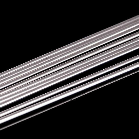 10Pcs Silver Aluminum Welding Rod Low Temperature Metal Soldering Brazing Rods 1.6mmx45cm with Corrosion Resistance