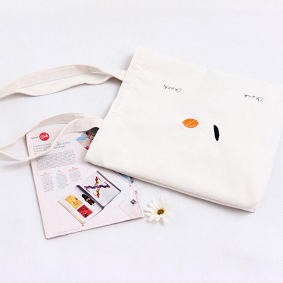 Women Canvas Embroidery Handbags Canvas Casual Tote Environment-Friendly Bags Shoulder Bags Bag Environment-Friendly Bag Durable