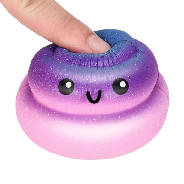 Exquisite Fun Galaxy Poo Scented Squishy Squeeze oyuncak Antistress funny Charm Slow Rising Stress Reliever Toy Slime приколы
