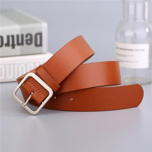 NO.ONEPAUL Belt female Japanese pin buckle decoration elegant simple wild student retro jean new design ladie belt free shipping