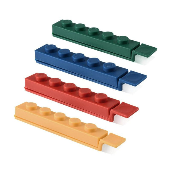 4Pcs Cartoon PP Storage Bag Clip Seal Bags Sealing Rods Home Storage Organizer Kitchen Tool For Oatmeal Chips Salt Snack (4pcs)